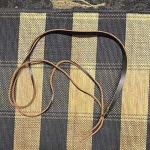 Brown Leather Belt Strap